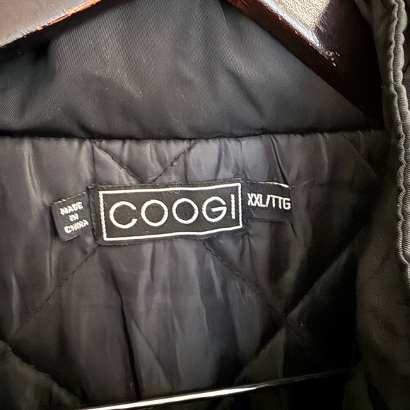 COOGI XXL Y2K Men's Black and Gray Quilted Vest - Picture 3 of 14